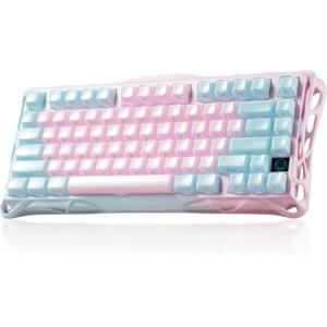 GravaStar Mercury K1 Lite Tastiera Meccanica Gaming Wireless-Lumen Rose