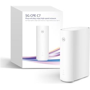 Brovi 5G CPE C7 Router SIM, WiFi 6 AX3000, fino a 5,8 Gbps, 2x Gigabit LAN