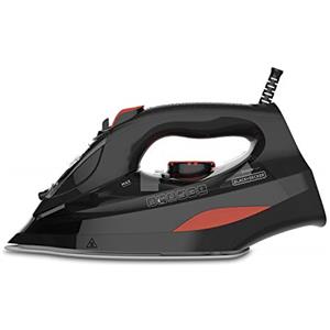BLACK+DECKER - Ferro da stiro, 3000W, piastra ceramica, colpo vapore 200 g