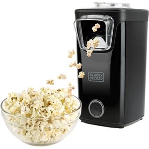 BLACK+DECKER - Macchina per popcorn, 1100W, senza olio, ad aria, 3 minuti