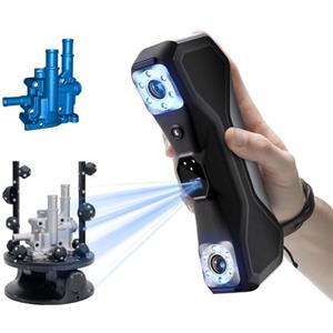 Revopoint MetroX Pro Scanner 3D, laser blu industriale 30+15, Avanzato