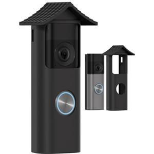 Baaletc Custodia protettiva in silicone per Ring Battery Video Doorbell (2a generazione), compatibile con Ring Battery Video Doorbell Plus/Pro (2nd Gen), protegge la fotocamera da pioggia, polvere, raggi UV