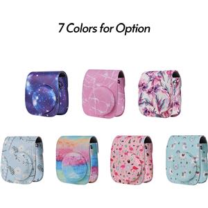 Gistuch Set di accessori per fotocamera istantanea 12 in 1, compatibile con Fujifilm Instax Mini 11, con custodia/cinghia per fotocamera/album fotografico/clip per foto/cornici per foto/cordino/adesivi