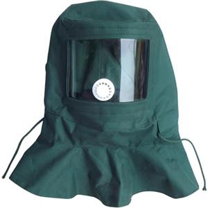Syglawnd Cappuccio per sabbiatura, Maschera per cappuccio per sabbiatura Clear Vision con corda regolabile, Maschera protettiva antipolvere/vento per lucidatura, verniciatura, polvere, polvere
