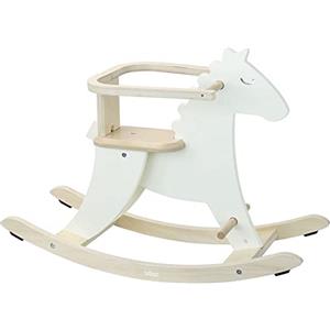 Vilac Cavallo a Dondolo Hudada Cerchio di Sicurezza in Legno Bebè dai 12 Mesi