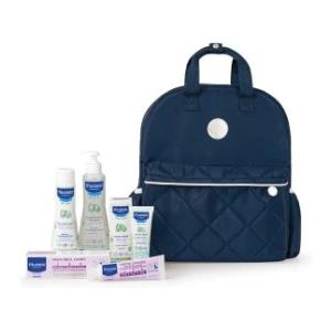 LAB.EXPANSCIENCE ITALIA SRL MUSTELA ZAINO BORSA 2024 1 MUSTELA DETERGENTE DELICATO 200 ML + 1 PASTA CAMBIO 50 ML + 1 FLUIDO S/R 300 ML + 1 HYDRA BEBE' CREMA VISO 40 ML