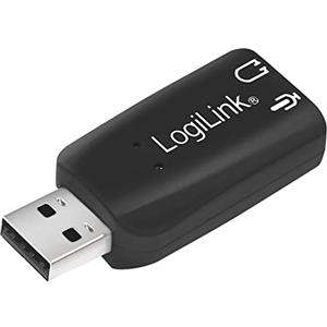 LogiLink USB Scheda audio con effetto Virtual 3D, compatibile Windows