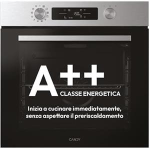 Candy Bake 800 Forno Elettrico da Incasso Ventilato 78 Litri, Classe A++