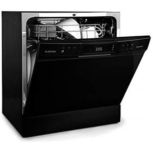 Klarstein Lavastoviglie 8 Coperti, Lavastoviglie Libera Installazione Silenziosa e Integrata con 8 Programmi di Lavaggio, Mini Piccola e Compatta, Mini per Casa e Ufficio