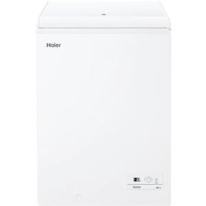 Haier Chest Serie 3, Congelatore a Pozzetto 97L, Classe E, Congelamento Rapido, Display, 84,5x54,5x49 cm (AxLxP), Freezer Statico Compatto, HCE100E - Bianco
