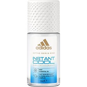 adidas Active Skin & Mind, Instant Cool Deodorante Roll On per Uomo e Donna, 24 Ore di Protezione, 50 ml - Unisex