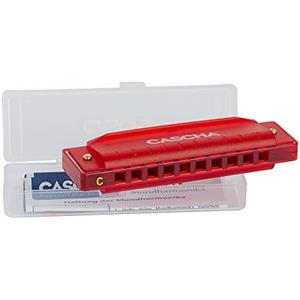 Cascha Fun Blues Mundharmonika Red (incl. hard case and flyer)