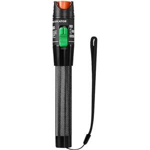 Guakiili Localizzatore di guasti in fibra ottica 30mW, 30KM VFL Tester per cavi in fibra ottica per connettore universale da 2.5 mm Adattatore da FC a LC per CATV, tester per cavi di rete (Verde)