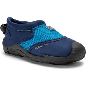 AQUASTIC Scarpe da Scoglio KEA JR per Bambini Taglia 26-36 EU Scarpe da Nuoto Slip-On con Rete Suola in Gomma Antiscivolo TPR Drenaggio dell'Acqua Protezione e Comfort per Piscina e Spiaggia