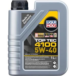 LIQUI MOLY | Top Tec 4100 5W-40 | 1 L | Oli motore | Tecnologia sintetica | SKU: 9510