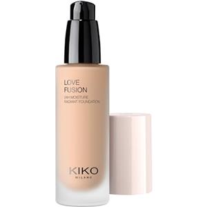 KIKO Milano Love Fusion 24H Moisture Radiant Foundation 4WG, Fondotinta Idratante A Lunga Tenuta Fino A 16 Ore, Finish Luminoso