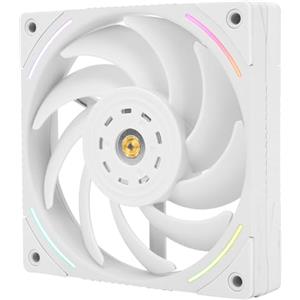 Thermalright TL-K12W - Ventola di raffreddamento PWM ad alte prestazioni da 120 mm, ventola PWM silenziosa per PC con 2150 giri/min, ventola per CPU bianca