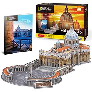 CubicFun Puzzle 3D Modello Basilica San Pietro, 101 Pezzi