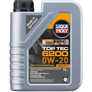 LIQUI MOLY | Top Tec 6200 0W-20 | 1 L | Oli motore | Tecnologia sintetica | SKU: 20787