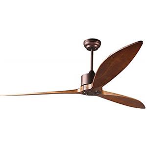 reiga Ventilatore da soffitto in legno moderno intelligente 165CM DC Motor