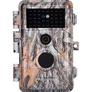 BlazeVideo Fotocamera Caccia 32MP 1296P， Fototrappola Caccia con 75ft Infrarossi Invisibili Visione Notturna，Telecamera con Rilevamento del Movimento,IP66 Impermeabile