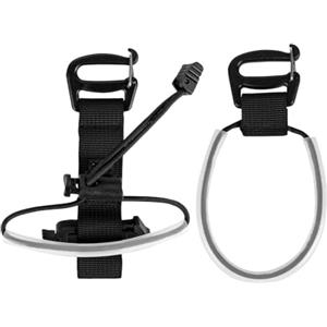 Lizeboyi Supporto Per Bastone Da Trekking Su Zaino Corda Elastica Portatile a Mani | Cinturino di Fissaggio per Bastoncino Trekking Adatto A Uomo Donna Viaggio Campeggio Outdoor Backpacking Alpinism