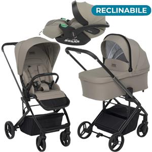 Foppapedretti Trio TicToc Reclinabile Foppapedretti con Seggiolino Auto Disk Infant Recline (Elevo in omaggio)