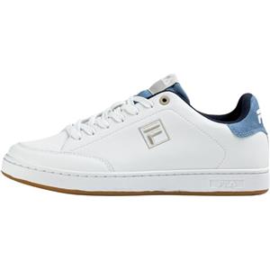 FILA Courtbay F, Scarpe da Ginnastica Uomo, White Gray Violet Navy, 41 EU