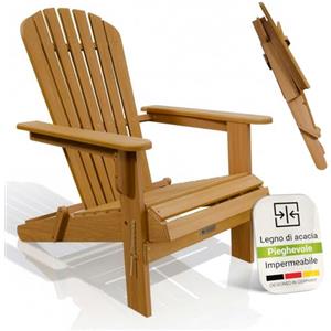 Juskys® Korfu lettino relax balcone terrazza resistente intemperie design compatto 1 pezzo