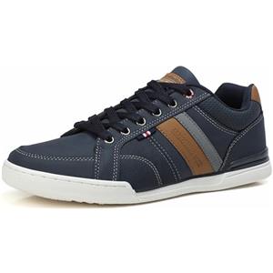 AX BOXING Sneaker Uomo Scarpe da Ginnastica Comode Sneakers Basse Lacci Scarpe Sportive Tennis Taglia 41-46 EU(Nero_1018, 45 EU)