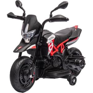 Garvee Mini Moto Elettrica Per Bambini 6V, Licenza Ufficiale Aprilia, Rosso