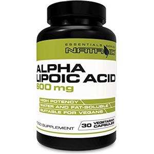 Natroid Alpha Lipoic Acid 600mg - 30 capsule vegetali - 600mg di purissimo Acido Alfa Lipoico per capsula