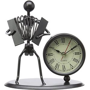 Gewa 980708 Orologio con Statuetta Fisarmonica