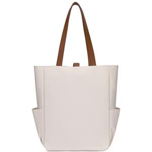 Hellery Racchetta da Tennis in Fibra di Vetro Borsa Sportiva Sacca Custodia Borsone con Grande Capacità E Comparto Impermeabile Tasca Frontale con Cinghia di, Bianco