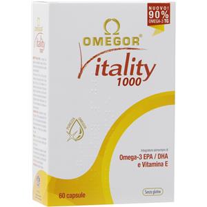 U.G.A. NUTRACEUTICALS SRL OMEGOR VITALITY 1000 60 CAPSULE MOLLI