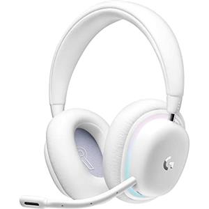 Logitech G735 Cuffie Gaming Wireless (Bianco) | Illuminazione RGB LIGHTSYNC, LIGHTSPEED, Bluetooth, Aux 3,5 MM, Compatibile PC/Dispositivi Mobili, Microfono Staccabile