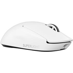 Logitech G PRO X SUPERLIGHT 2 LIGHTSPEED Mouse da Gioco Wireless, Leggero, Tasti Ibridi LIGHTFORCE, Sensore HERO 2, 32.000 DPI, 5 Pulsanti Programmabili, USB-C, PC e Mac - Bianco
