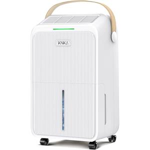 KNKA Deumidificatore, Deumidificatori Casa Muffa, 16L/24H, Serbatoio 3,3L, Basso Rumore, Basso Consumo, Sbrinamento Automatico, Blocco Bambini, Design Anti-Goccia, 4 Modalità, 80m³（32㎡）