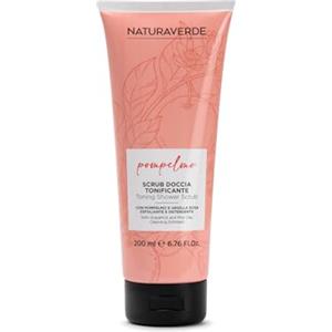 NATURAVERDE | Scrub Corpo Doccia Tonificante e Esfoliante al Pompelmo e Argilla Rosa, 200 ml
