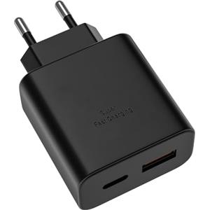 AOKUTDA 2Port USB C Ladegerät 45W für Samsung Galaxy S26 25 S24 S23 S22 Ultra-Nero