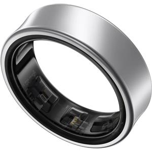 Samsung Rilevatore di attività Samsung Galaxy Ring Anello con activity tracker IP68 Argento Misura 15 (Samsung SM-Q515 Size titanium silver) [SM-Q515NZSAEUB]