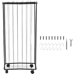 Buachois Carrello Porta Palline rotelle Grande capacità Acciaio