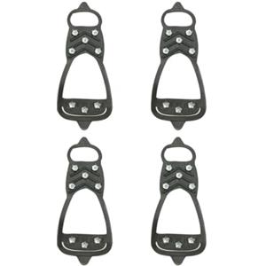 BESTonZON 4 Pezzi Copriscarpa Ramponi Antiscivolo Outdoor 8 Denti, Taglia M