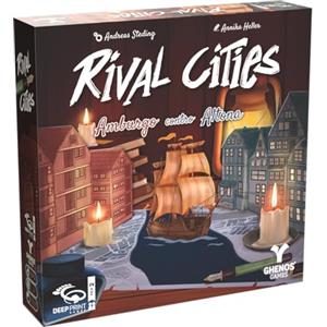Ghenos Games Rival Cities - Amburgo contro Altona, Gioco da Tavolo per 2 Giocatori, 10+ Anni, 30-45 Minuti, Edizione in Italiano