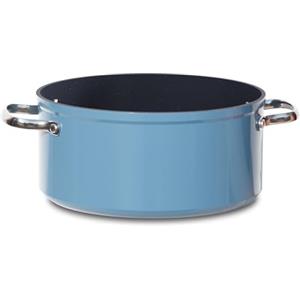 Nuwave Pentola Antiaderente in Ceramica Duralon da 4,7 L, Blu, Senza PFAS