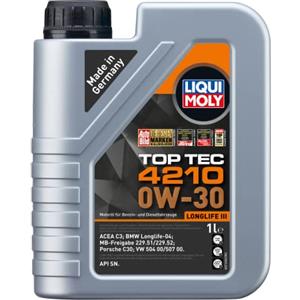 LIQUI MOLY | Top Tec 4210 0W-30 | 1 L | Oli motore | Tecnologia sintetica | SKU: 21604