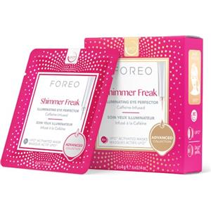 FOREO Shimmer Freak Advanced Collection 2.0, Maschera Ufo, Maschera Illuminante Contorno Occhi, Kit Skincare, Acqua di Rose, Niacinamide, Tutti i Tipi di Pelle, Rughe e Occhi Gonfi, Set da 6 Pezzi