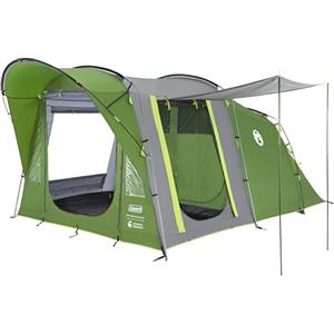 Coleman Oak Canyon 4 BlackOut Tenta | Tenda a tunnel per famiglie da 4 persone con 2 camere da letto oscurate e zona giorno | Tenda da campeggio | Impermeabile da 4500 mm | con telo di fondo cucito
