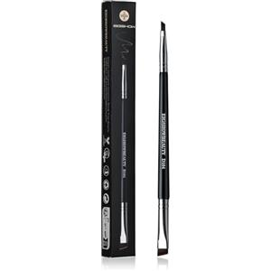 EIGSHOW Pennello per sopracciglia e pennello per eyeliner, trucco a doppia estremità, pennello per sopracciglia angolato, eyeliner ultrafine(D104)