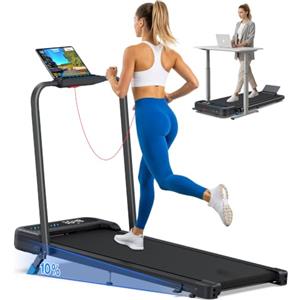 Cardirun Tapis Roulant Elettrico Salvaspazio 10%, Walking Pad 3,0 CV
